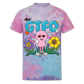 Repro Rights GTFO Tie Dye Tee - cotton candy