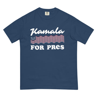 Kamala for Pres Garment-Dyed Tee (Blues)