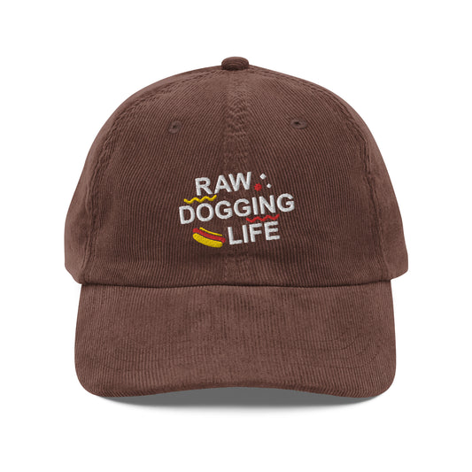 RDL Embroidered Vintage Corduroy Dad Hat