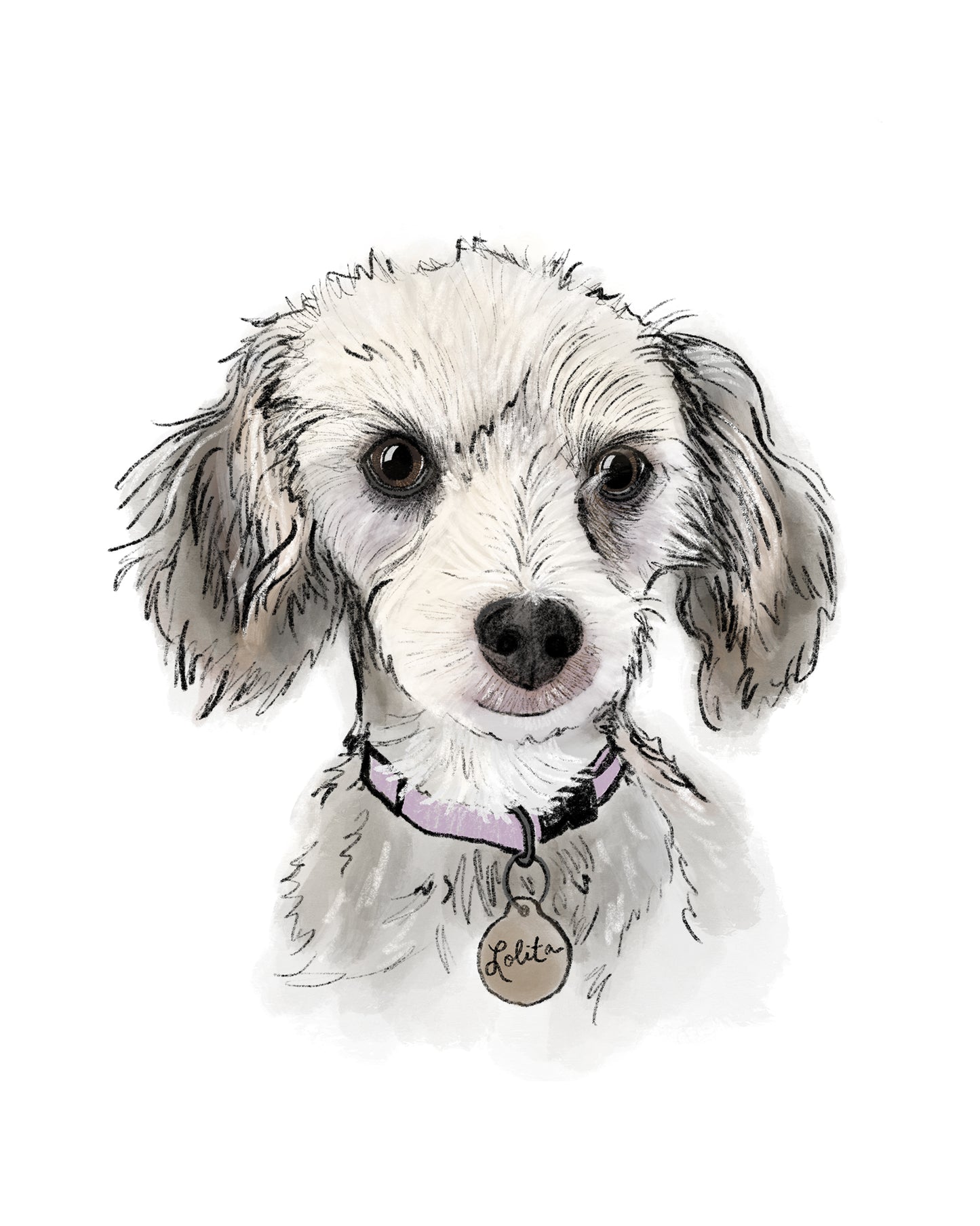 Custom Full-Color Pet Portrait