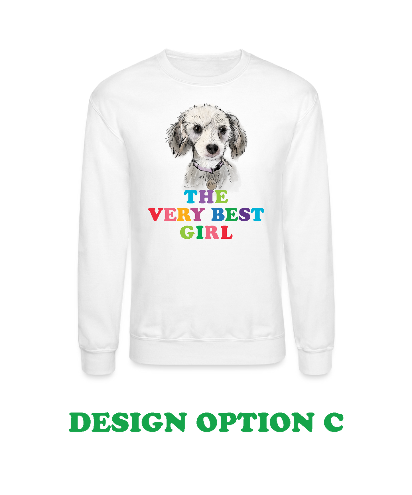 Custom Pet Portrait Sweatshirt