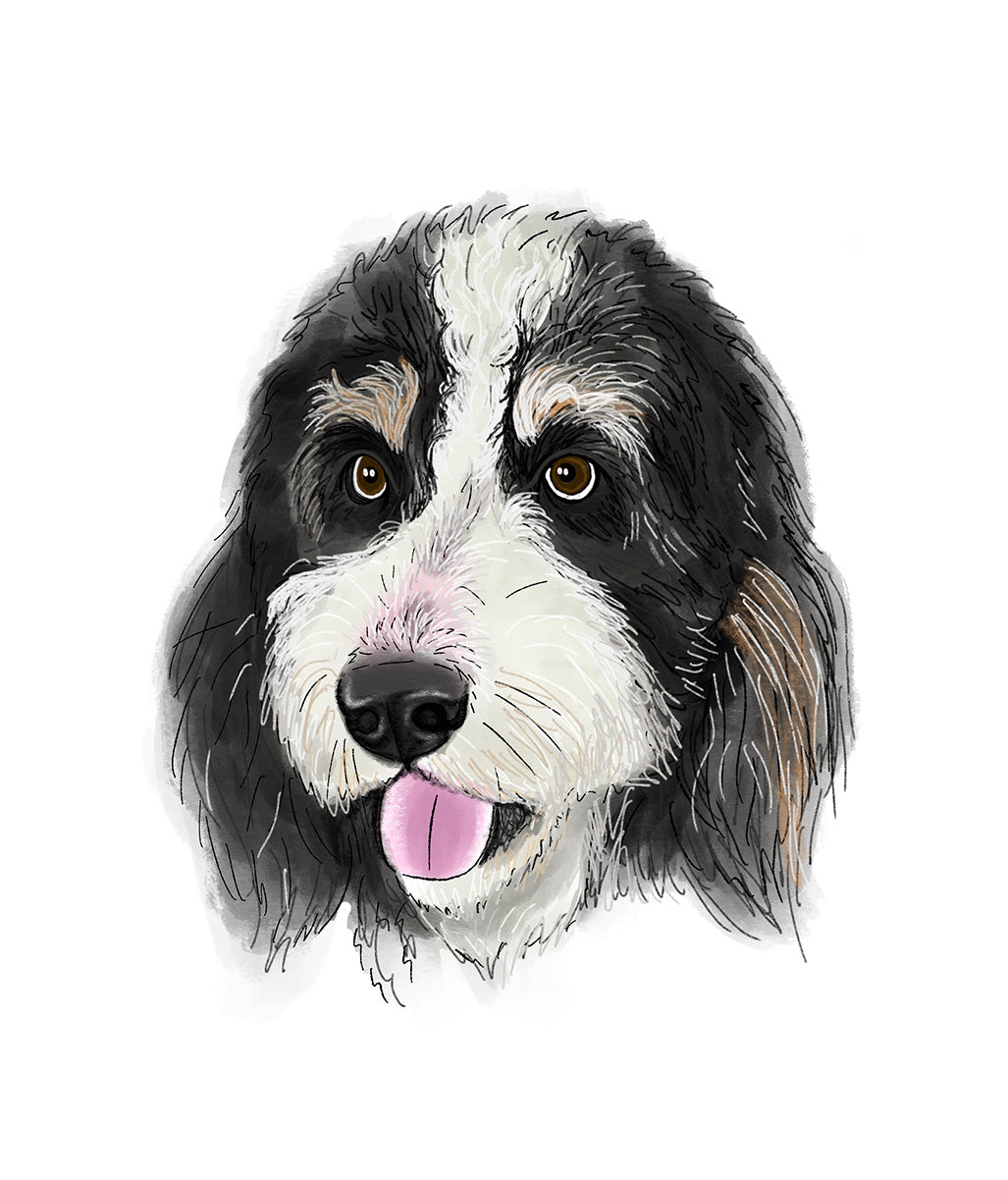 Custom Full-Color Pet Portrait