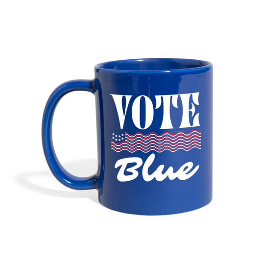 Vote Blue Mug - royal blue