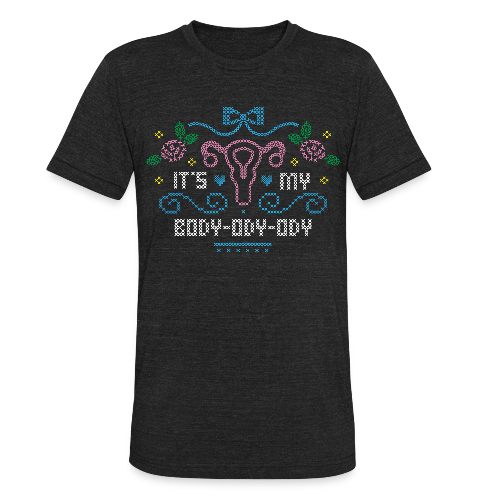 My Body-Ody Tri-Blend Tee - heather black