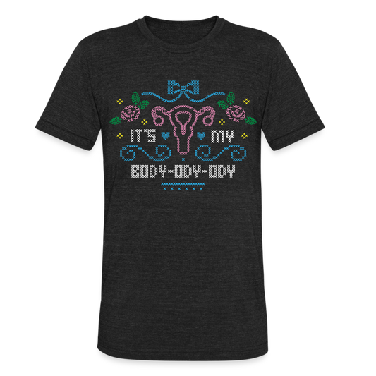 My Body-Ody Tri-Blend Tee - heather black