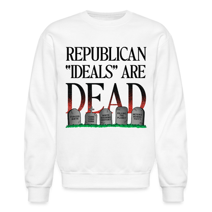 Graveyard Crewneck Sweatshirt - white