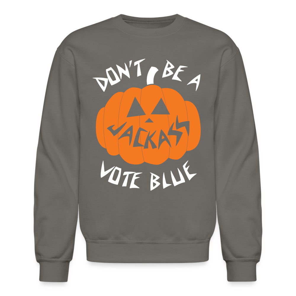 Jack-o-lantern Crewneck Sweatshirt - asphalt gray