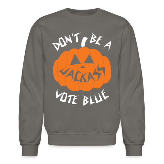 Jack-o-lantern Crewneck Sweatshirt - asphalt gray