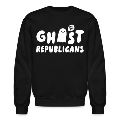 Ghost Republicans Crewneck Sweatshirt - black