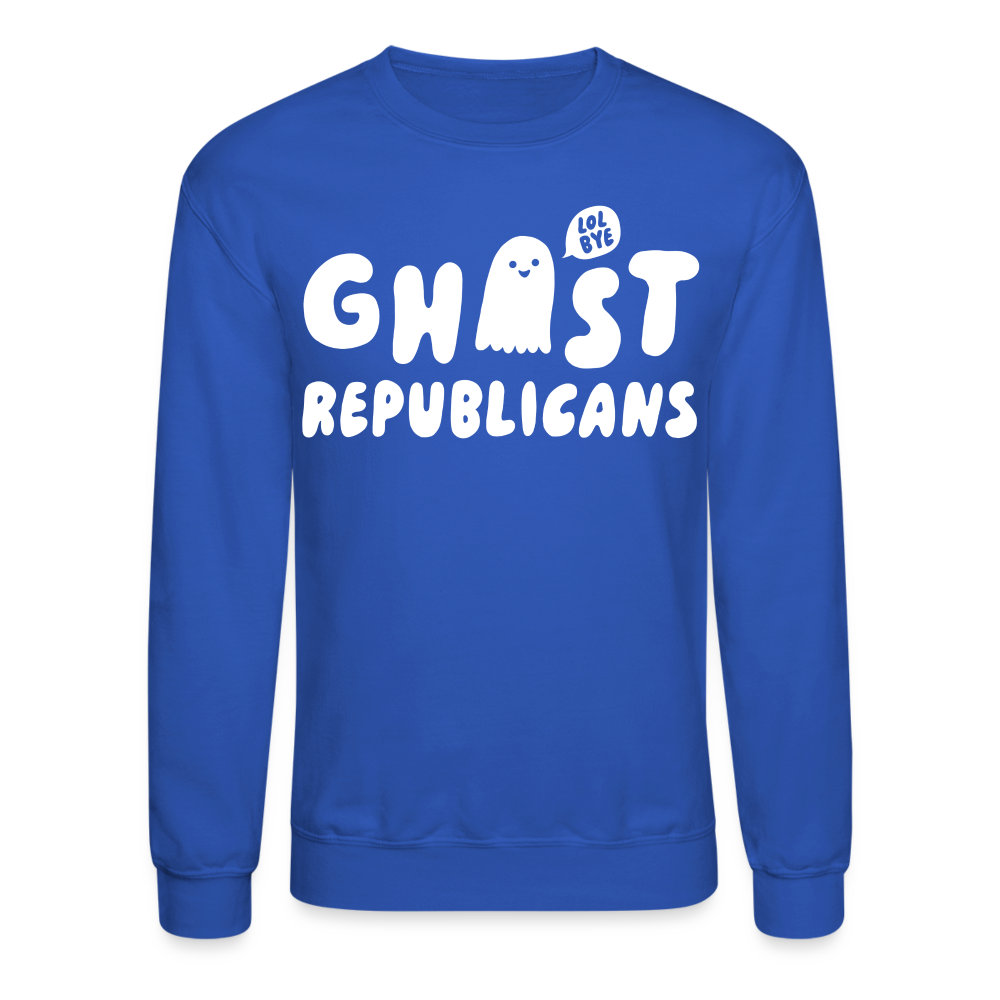 Ghost Republicans Crewneck Sweatshirt - royal blue