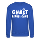 Ghost Republicans Crewneck Sweatshirt - royal blue