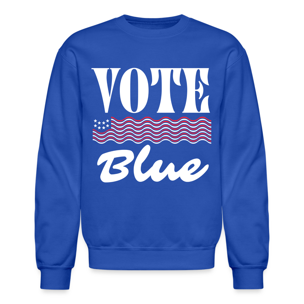 Vote Blue Crewneck Sweatshirt - royal blue