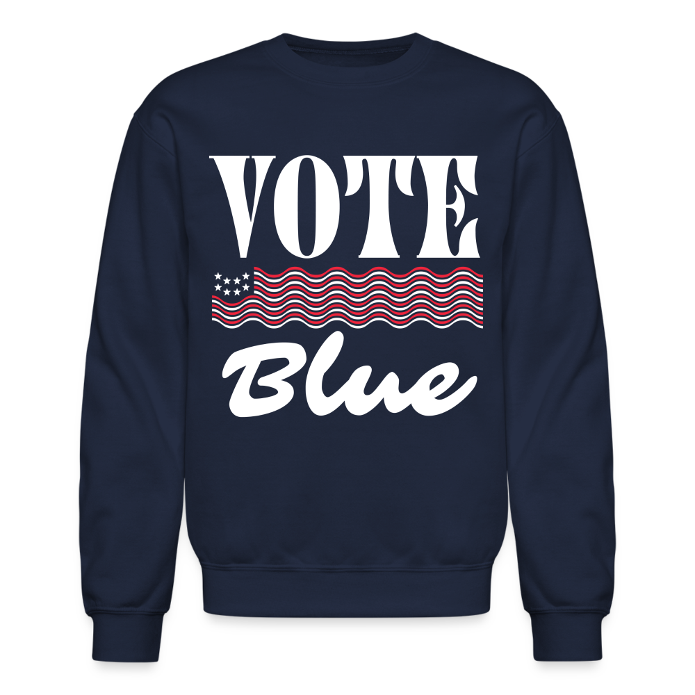 Vote Blue Crewneck Sweatshirt - navy