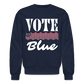 Vote Blue Crewneck Sweatshirt - navy